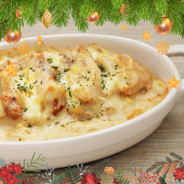 【聖誕便當】卡邦尼芝士魚柳意粉盒