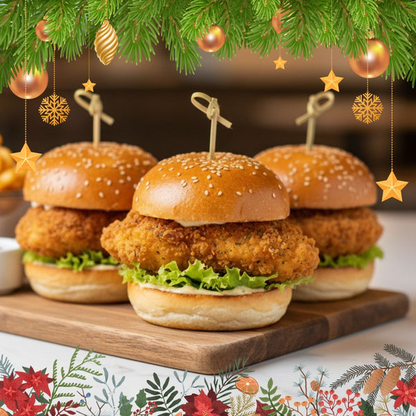 【聖誕便當】迷你雞扒漢堡小食盒