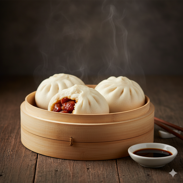 港式叉燒包點心盒