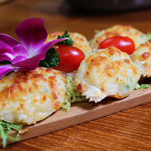 Seafood Stuffed Crab Cover, 中式海鮮到會, 聚會大盤食物, 公司飯盒, 外賣飯盒批發, 日式便當到會, 獨立飯盒, 飯盒配送